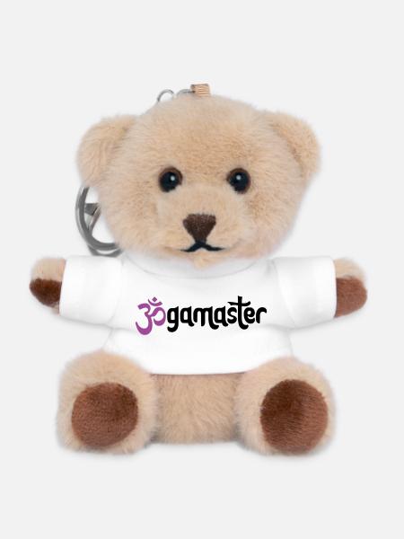 Jogamaster - Typographic OM (3-Color) - Teddy Keyring - white