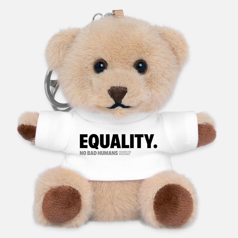 Equality - Teddy Keyring - white