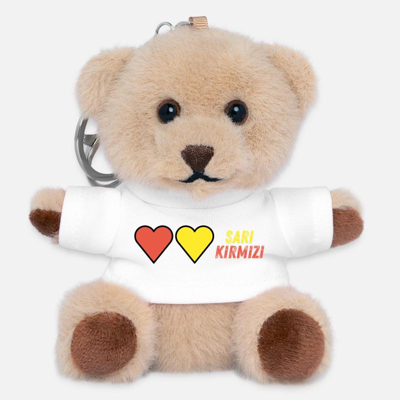 Turkey - Teddy Keyring - white
