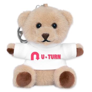U-TURN - Teddy Schlüsselanhänger - Weiß - Vorne