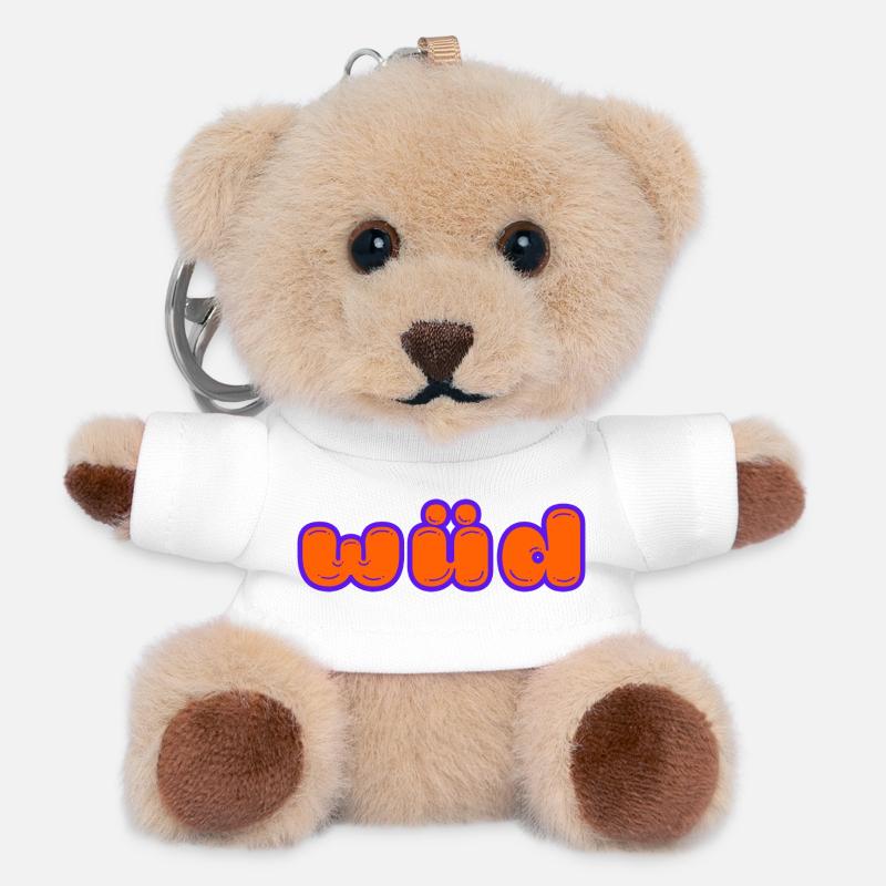 wüd - Teddy Schlüsselanhänger - Weiß