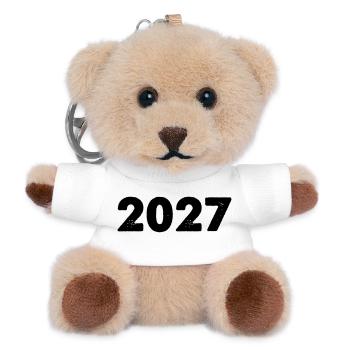 2027 - Teddy Keyring - white - Front