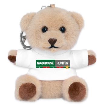 MadhouseHunter - Teddy Schlüsselanhänger - Weiß - Vorne