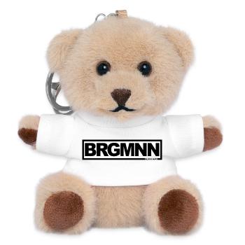 BRGMNN - Miner - Teddy Keyring - white - Front