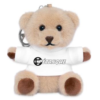 Pétanque - Teddy Schlüsselanhänger - Weiß - Vorne