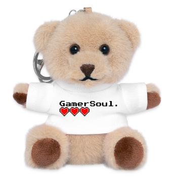 Gamer Soul - Teddy Schlüsselanhänger - Weiß - Vorne