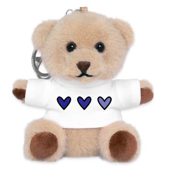 WEIHNACHTEN. JAHR. JAHRESTAG. RUHESTAND. PAPA. MAMAM. - Teddy Schlüsselanhänger - Weiß - Vorne