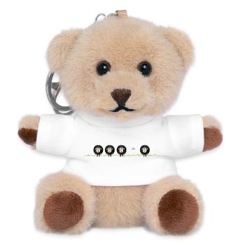 Black Sheep – Motif - Teddy Keyring - white - Front