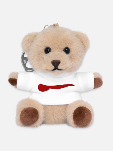 Ameland Island - Teddy Keyring - white