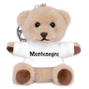 Montenegro - Teddy Schlüsselanhänger - Weiß - Vorne