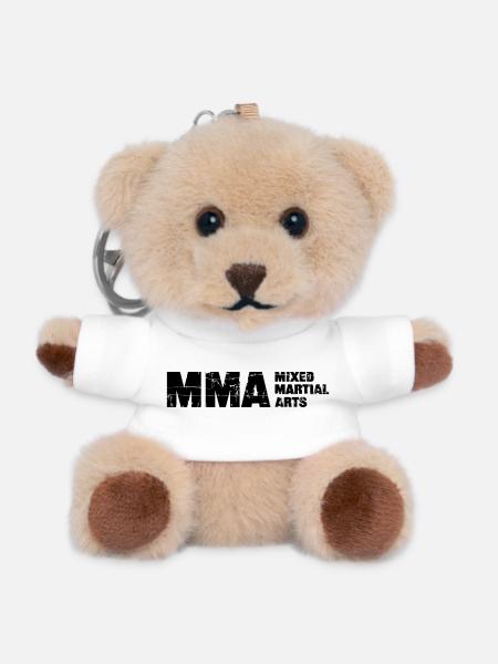 Le MMA - Porte-clés ourson - blanc
