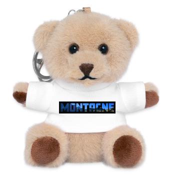 Montagne - Porte-clés ourson - blanc - Devant