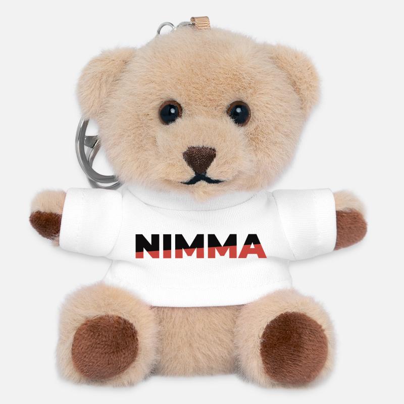 NIMMA - Teddy Schlüsselanhänger - Weiß