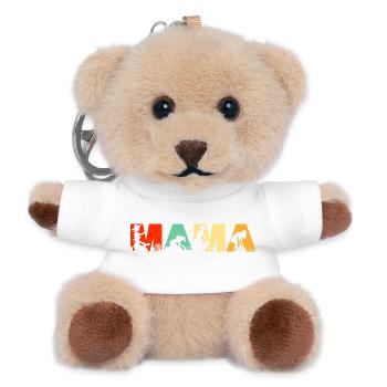 Gärtner Mama Retro Sonnenuntergang Gartenbaukunst - Teddy Schlüsselanhänger - Weiß - Vorne