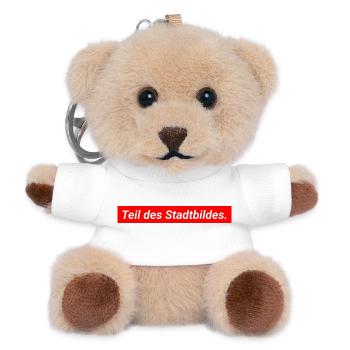 Part of the cityscape Democracy Merz statement - Teddy Keyring - white - Front