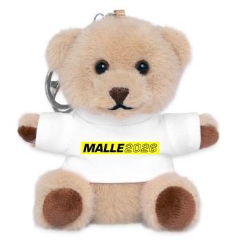 Malle 2026 - Teddy Keyring - white - Front