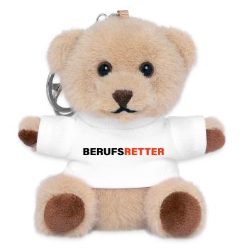 Professional rescuer - Teddy Keyring - white - Front