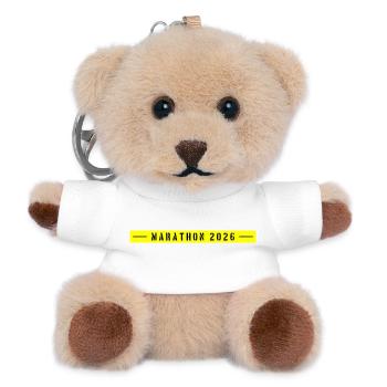 Marathon 2026 - Teddy Keyring - white - Front