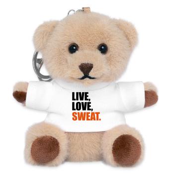 2541614 15384279 sweat - Teddy Keyring - white - Front