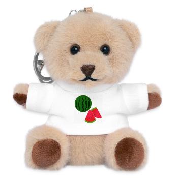 Melonen, Früchtedesigns, Sommerliche kleidung - Teddy Schlüsselanhänger - Weiß - Vorne