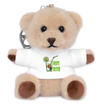 Mojito und Goldfisch - Teddy Schlüsselanhänger - Weiß - Vorne
