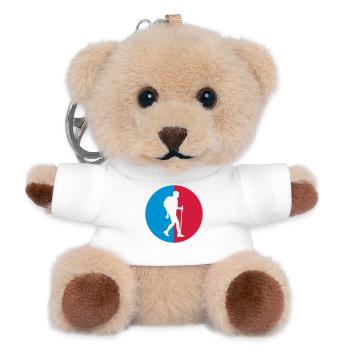 Hiking / Wandern / Randonnée - Teddy Keyring - white - Front
