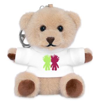 Trolle Für Immer - Teddy Schlüsselanhänger - Weiß - Vorne