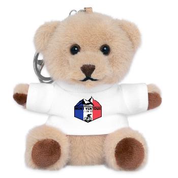 Mont Ventoux - Teddy Keyring - white - Front