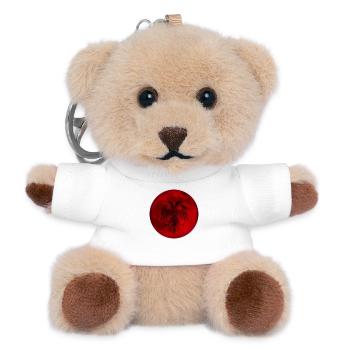 Albanian world - Teddy Keyring - white - Front