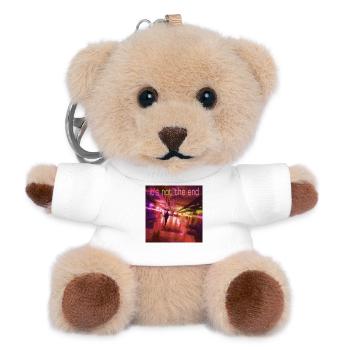Neonpfad Es ist nicht das Ende - Teddy Schlüsselanhänger - Weiß - Vorne