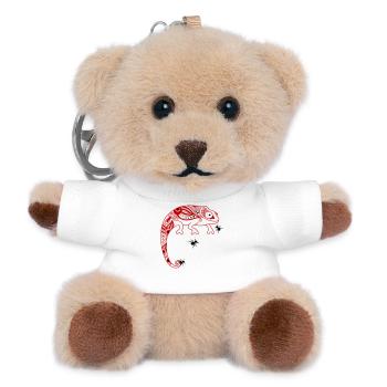 Camelion - Teddy Keyring - white - Front