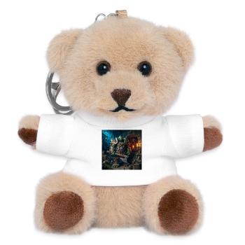 Orc Design 2 - Teddy Keyring - white - Front