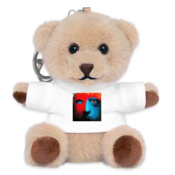 Surreal 09 - Teddy Keyring - white - Front