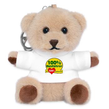 Bus Driver Bus Bus Driver 100% (25) - Teddy Keyring - white - Front