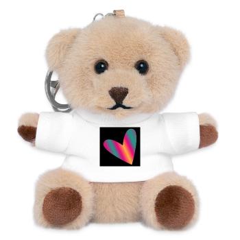 HAPPY MOTHER'S DAY. MOM - Teddy Keyring - white - Front