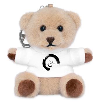 Sleep meditation from the series Ensie face - Teddy Keyring - white - Front
