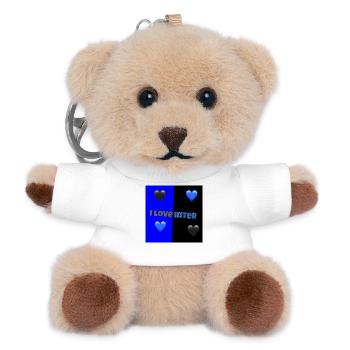 i love inter - Teddy Keyring - white - Front