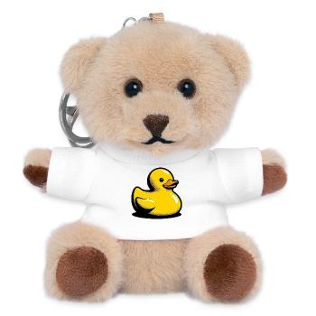 Duckling Duck Duck Duck - Teddy Keyring - white - Front