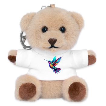 Colibri - Porte-clés ourson - blanc - Devant