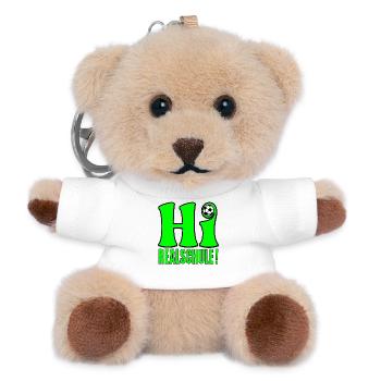 SCHULE REALSCHULE FUßBALL - Teddy Schlüsselanhänger - Weiß - Vorne