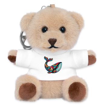 Wal - Teddy Schlüsselanhänger - Weiß - Vorne