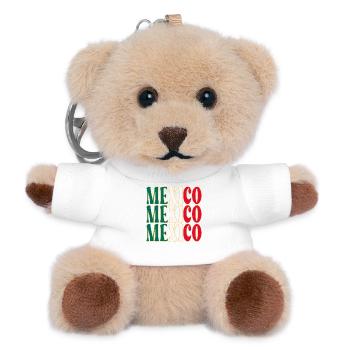 Mexico North America - Teddy Keyring - white - Front