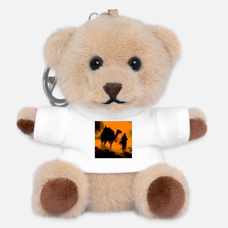Wild Desert - Teddy Keyring - white
