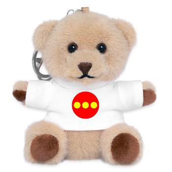 Free City Christiania Pusher Street Copenhagen - Teddy Keyring - white - Front