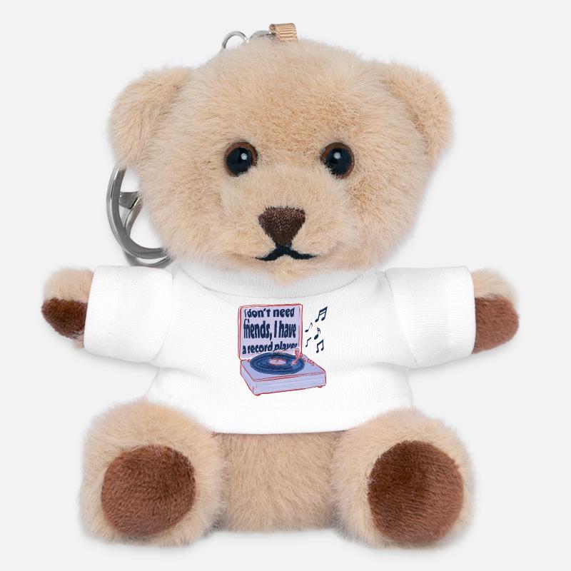 Turntables instead of friends – music is enough - Teddy Keyring - white