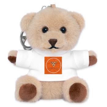 taurus - Teddy Keyring - white - Front