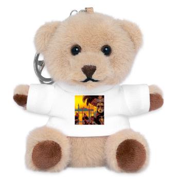 Venetian Carnival - Teddy Keyring - white - Front