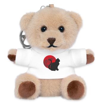 katzen design, monde - Teddy Schlüsselanhänger - Weiß - Vorne