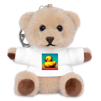 Duckling Duck Duck Duck - Teddy Keyring - white - Front