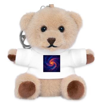 Galactic vortex in space - Teddy Keyring - white - Front